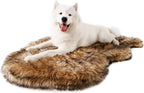 PupRug - Cama ortopédica para perros grandes con piel sintética suave y