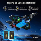 Avión de control remoto RC Plane para niños, adultos, dron de combate de