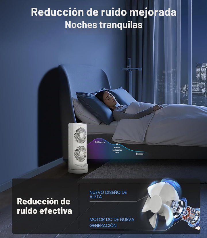 Ventiladores de refrigeración de torre personal que soplan aire frí...