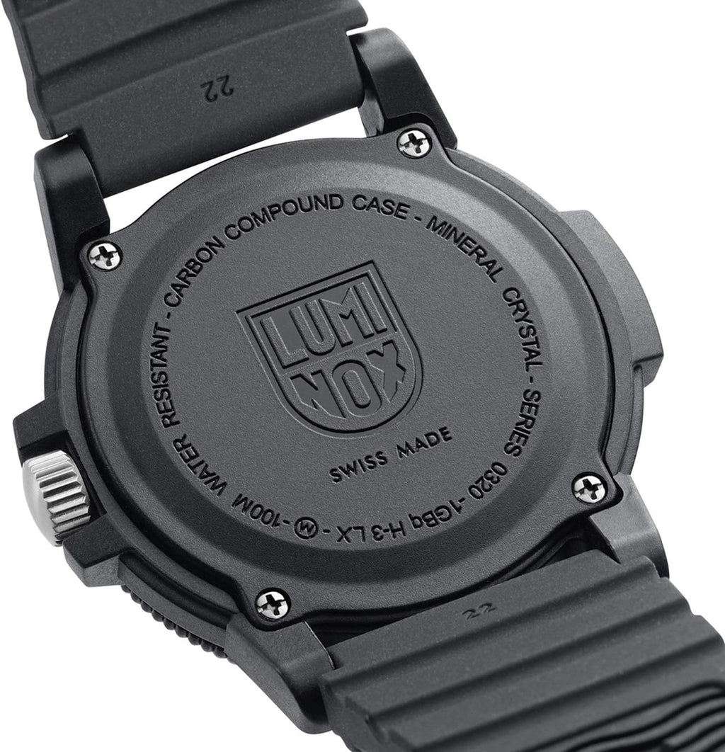 Luminox Leatherback Sea Turtle Giant XS.0321.L Reloj militar para hombre 1.732 in