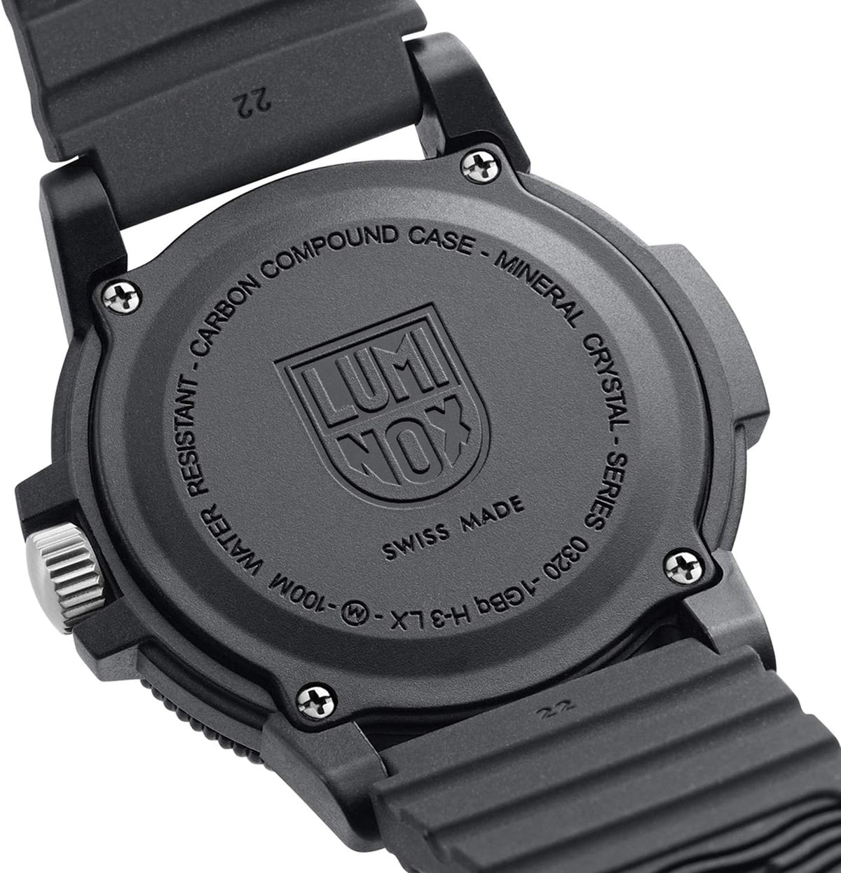 Luminox Leatherback Sea Turtle Giant XS.0321.L Reloj militar para hombre 1.732 in