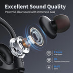 JOYWISE - Auriculares Bluetooth, auriculares inalámbricos Bluetooth