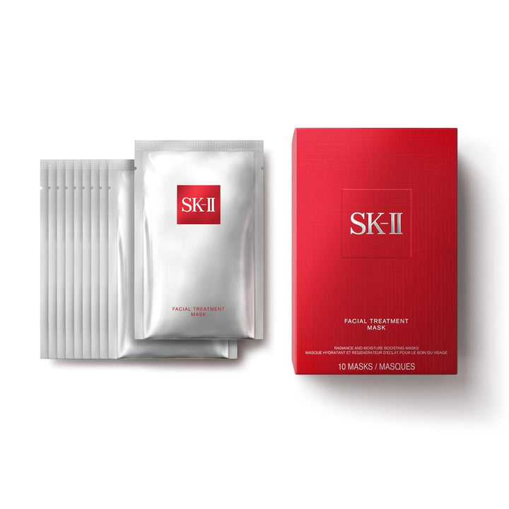 Máscaras faciales SK-II - Hojas de máscara facial iluminadoras para...