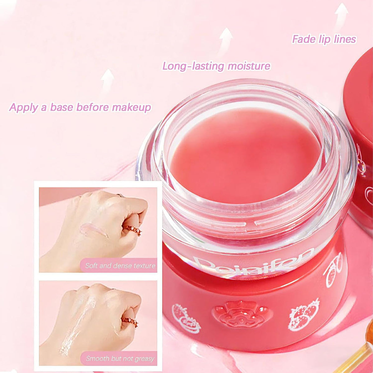 9 piezas de bálsamo labial de miel Charm Kiss, mascarilla labial de...