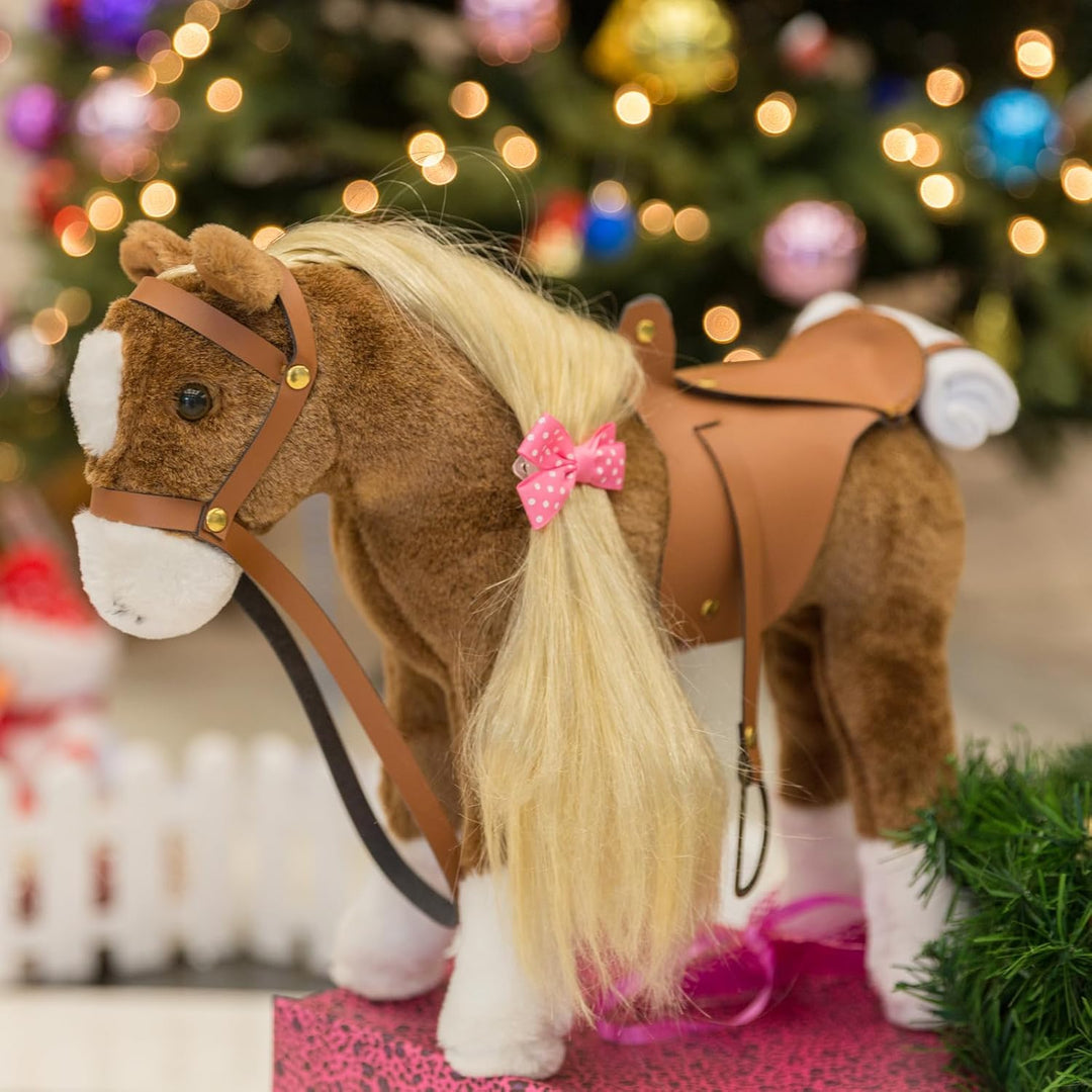 HollyHOME Caballo de Peluche Animal Lindo Poni de Peluche Juguete d...