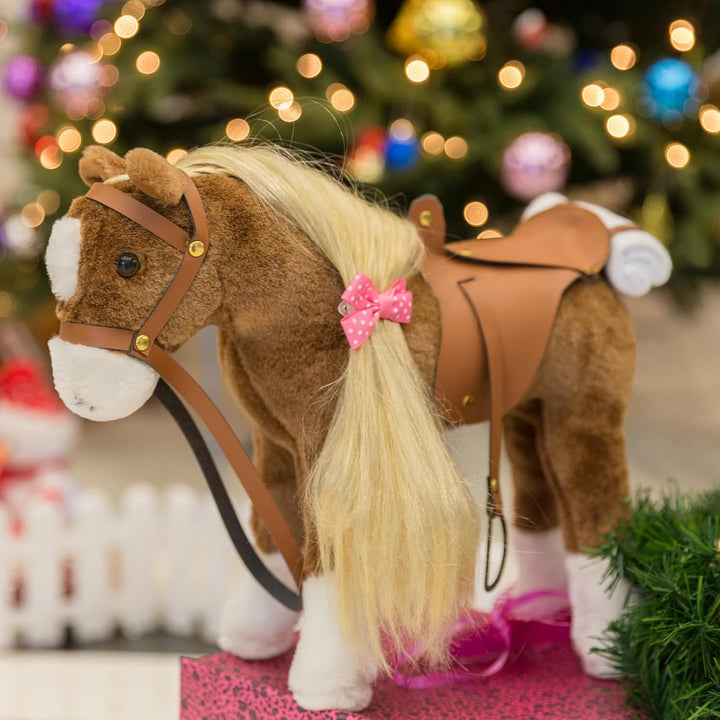 HollyHOME Caballo de Peluche Animal Lindo Poni de Peluche Juguete d...