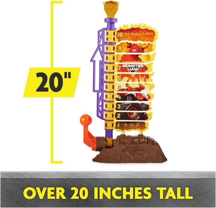 Monster Jam El Toro Loco Big Air Challenge Playset con camión monst...