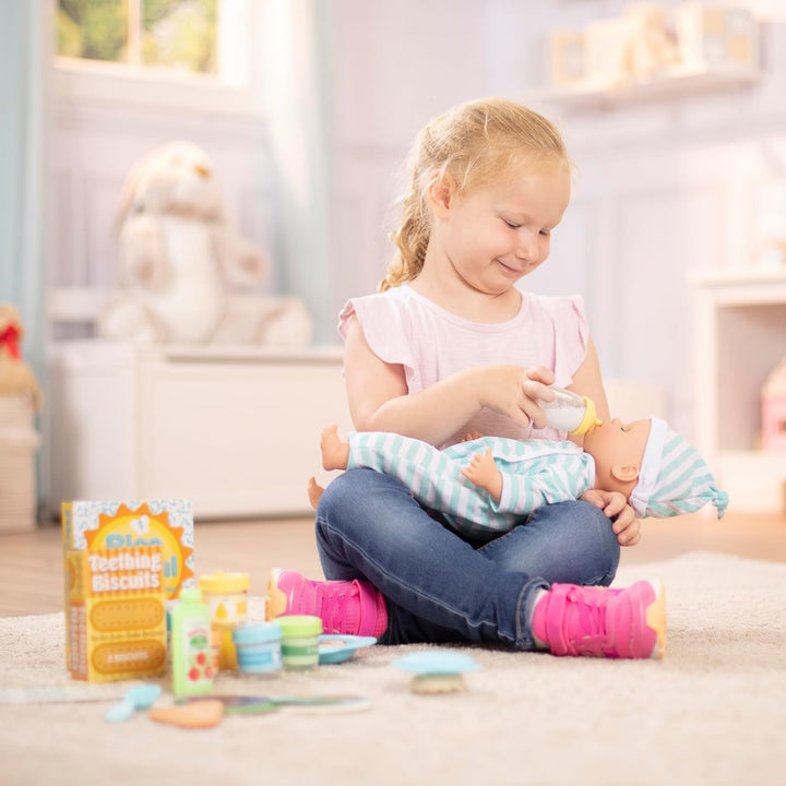 Melissa &amp; Doug Mine to Love - Juego de comida para muñecas con...