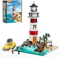 City Sunrise Lighthouse - Juego de ladrillos de