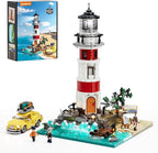 City Sunrise Lighthouse - Juego de ladrillos de