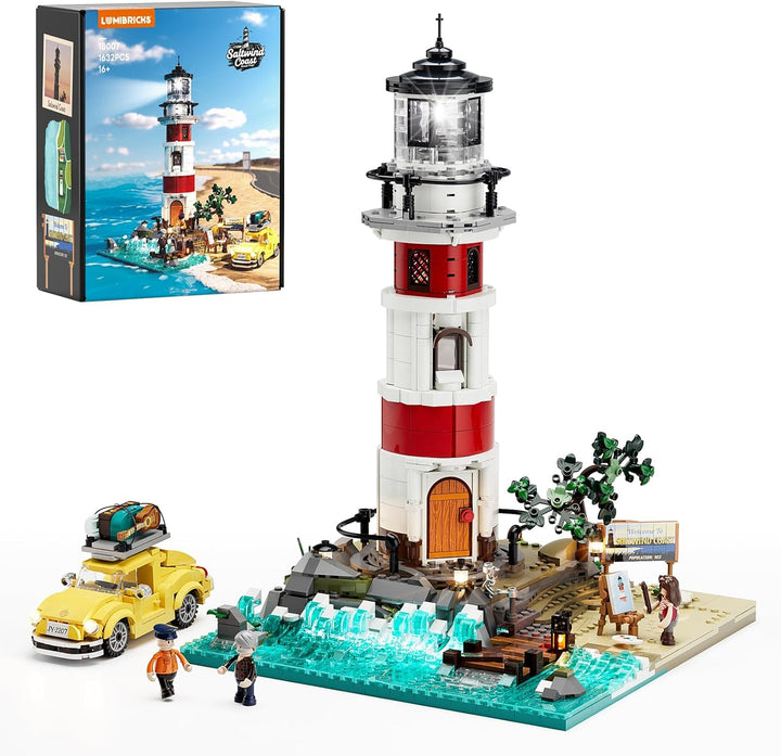 City Sunrise Lighthouse - Juego de ladrillos de