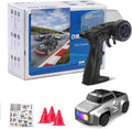 ANTSIR Auto RC 1/64 Drift, 7 luces LED coloridas 4WD RTR Regalo deportivo de carreras