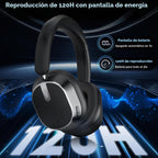 Auriculares inalámbricos híbridos con cancelación activa de ruido Bluetooth