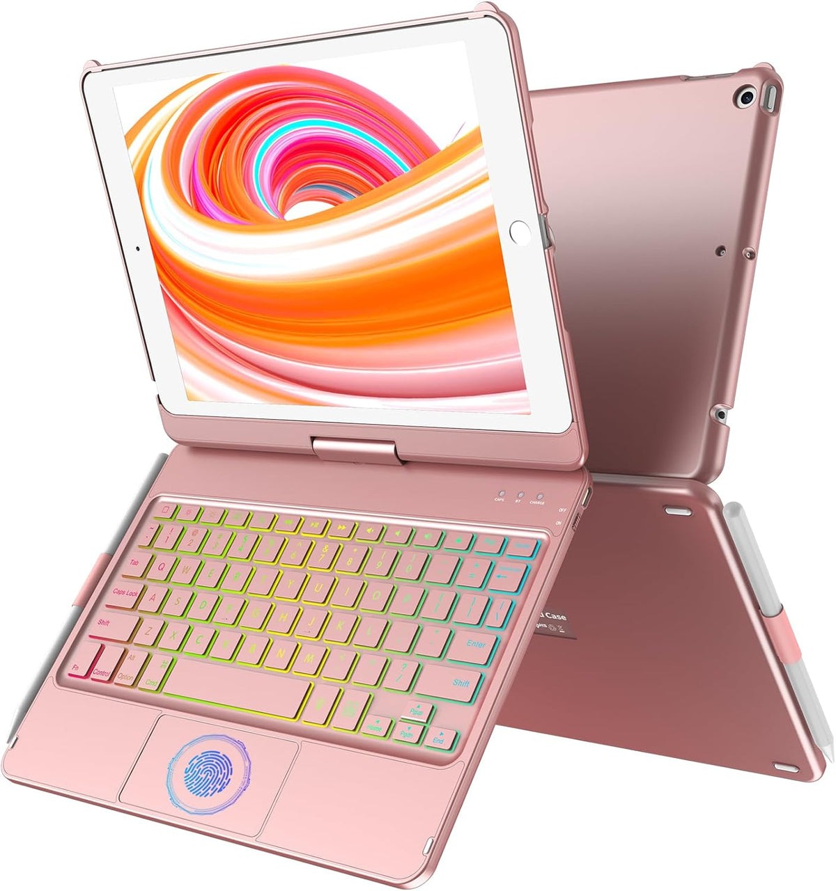 CC Store Funda para iPad de 9ª, 8ª y 7ª generación con teclado de 10,2