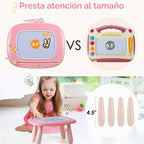 Juguetes para niños de 1 a 2 años, niños y niñas, pizarra magnética para dibujar y bloc de garabatos, juguetes educativos de aprendizaje para niños de 1, 2 y 3 años, niños y niñas, regalos