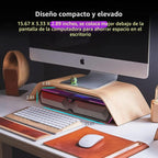 Edifier Barra de sonido de computadora MG300: altavoces fuertes con graves profundos - Interruptor RGB Micrófono incorporado para altavoces de juegos Bluetooth inalámbrico 5.3 y adaptador USB Barra de