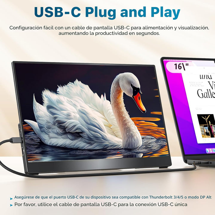 kksmart Monitor portátil de 15.6 pulgadas 1080P FHD 88% sRGB 60Hz,...