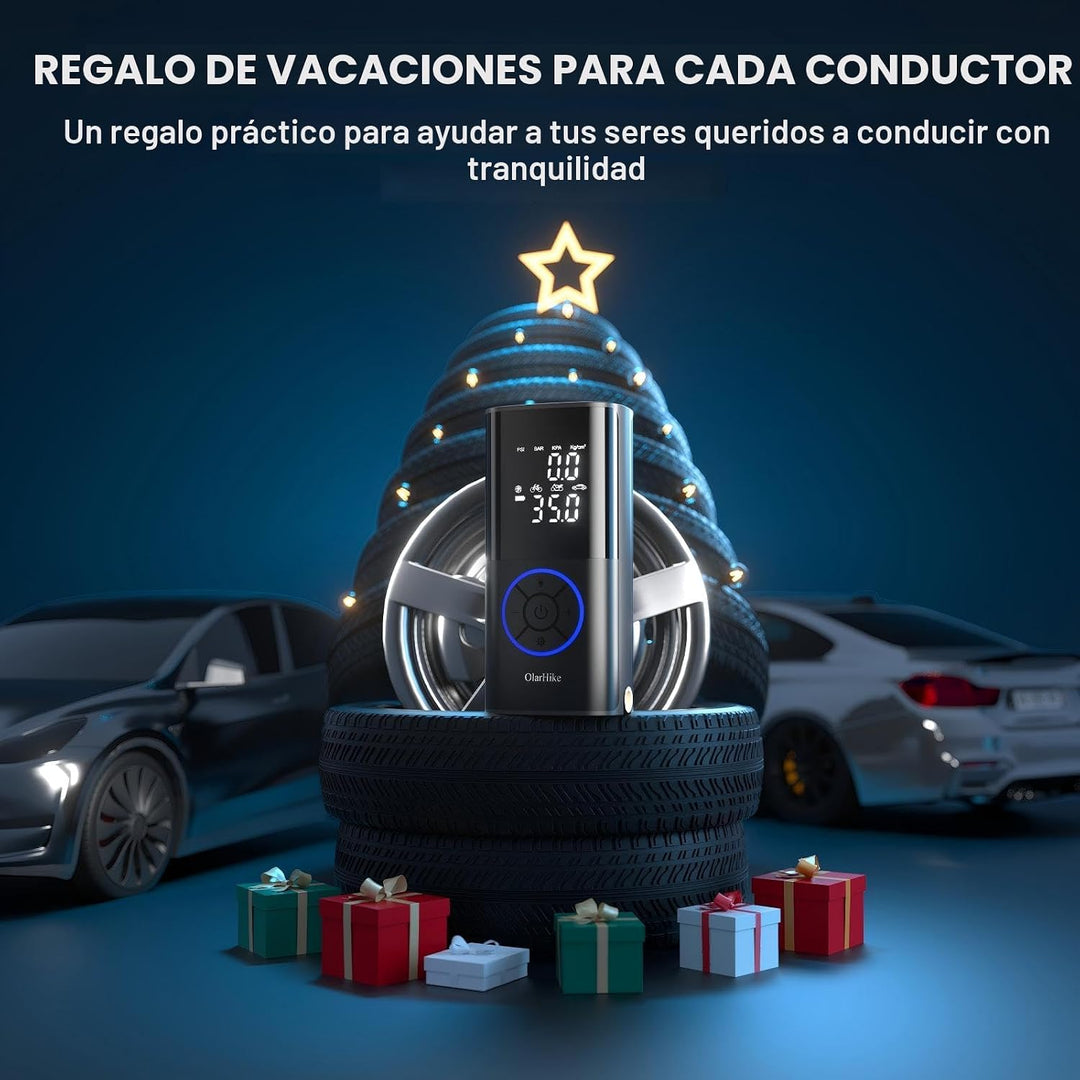 OlarHike Compresor de aire portátil para inflador de neumáticos, si...