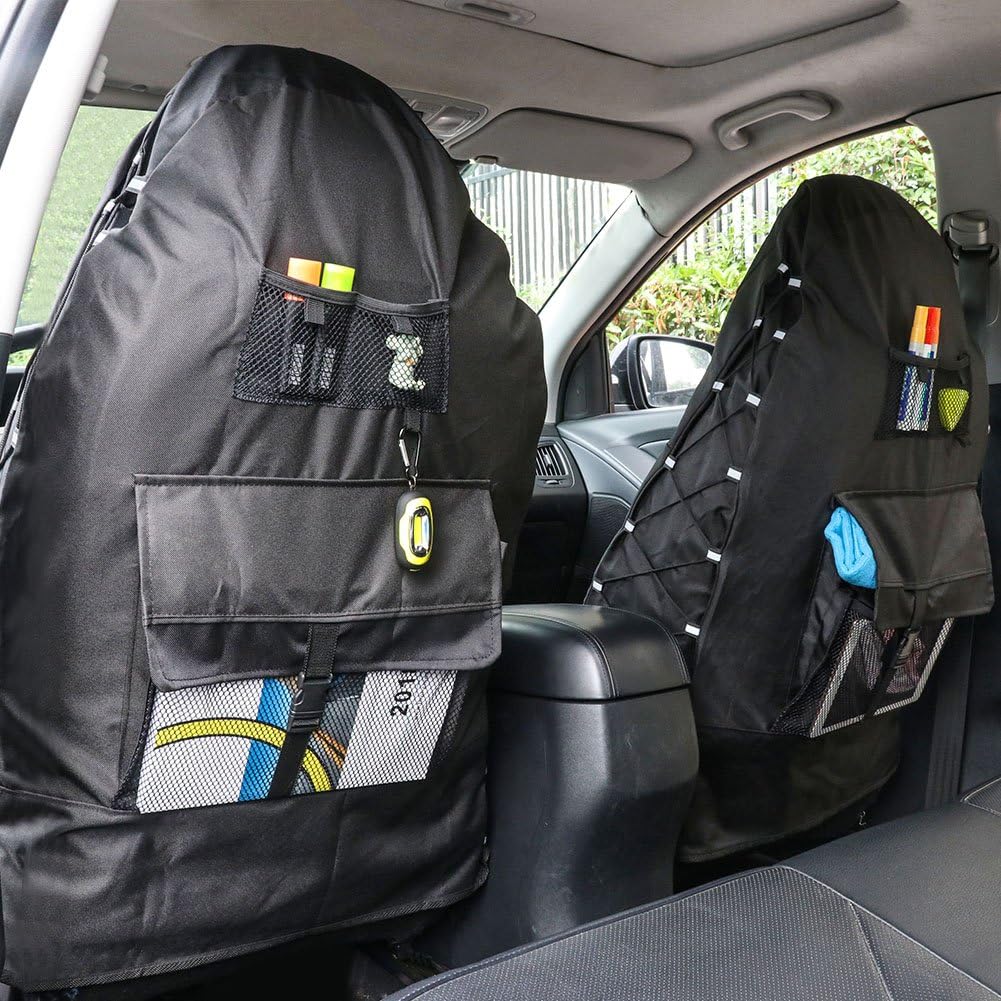 TIROL Fundas de asiento de lona resistentes para camiones