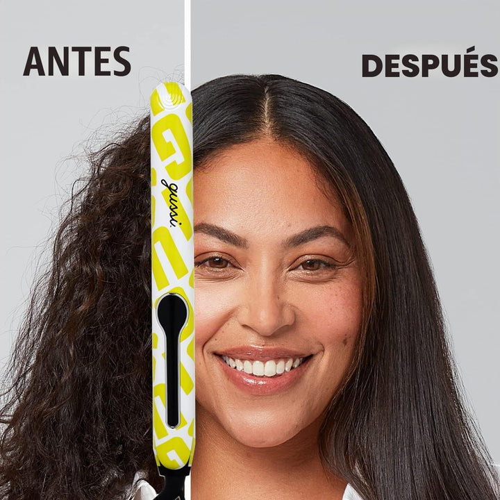 GUSSI HAIRCARE Hair Mane Squeeze - Plancha de titanio y cerámica de...