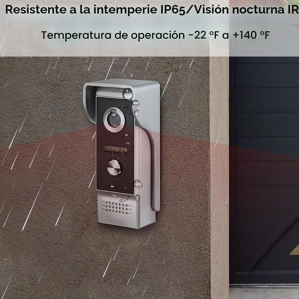 Sistema video inalámbrico del intercomunicador del timbre de WiFi