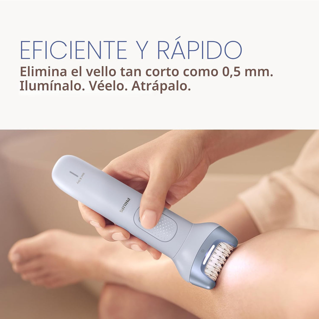 Philips Depiladora Serie 8000 - Depiladora eléctrica inalámbrica en...