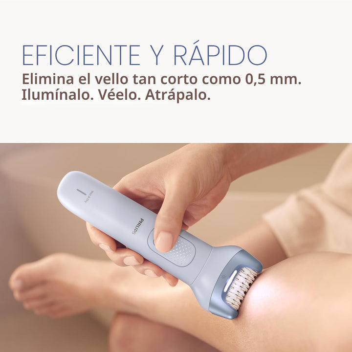 Philips Depiladora Serie 8000 - Depiladora eléctrica inalámbrica en...