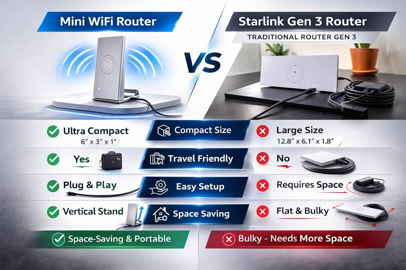 Enrutador WiFi Mini, enrutador de Internet inalámbrico compacto de...