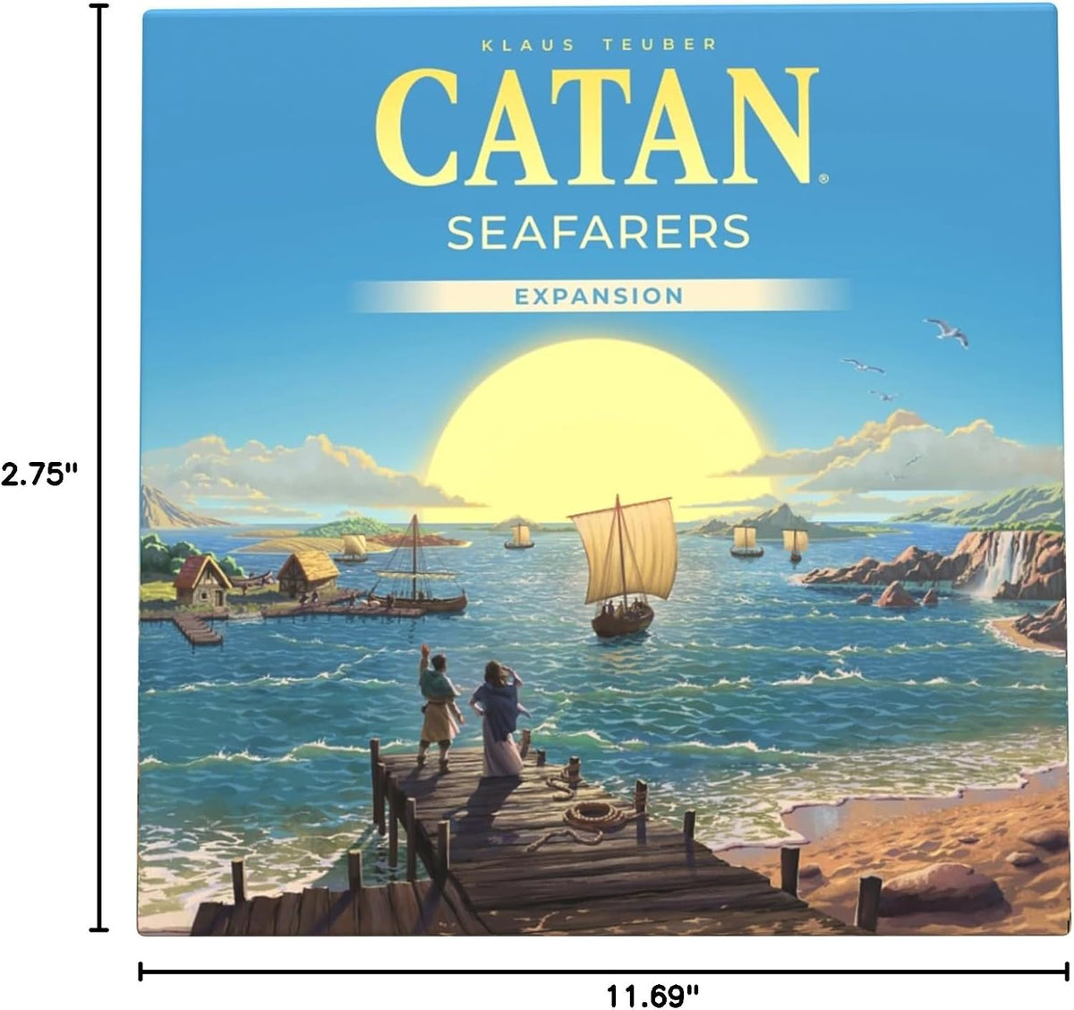CATAN Seafarers Juego de mesa Expansión (6ª Edición) Juego de estrategia para niños y adultos, a partir de 12 años, 3-4 jugadores, tiempo de juego de 60 minutos, hecho por Catan Studio