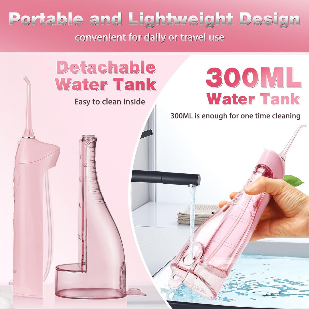 Hilo dental TOVENDOR eléctrico, para agua, irrigador bucal dental i...