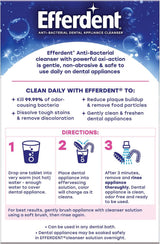 Efferdent Tabletas limpiadoras de dentaduras \u2013 Aparatos dental...