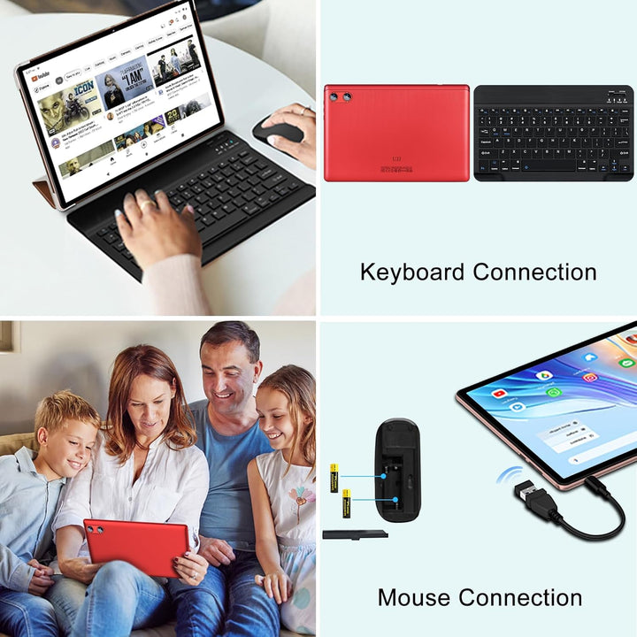 UJJ Tableta 2026 con Android 15 de 10 pulgadas con Gemini AI, 30GB+...