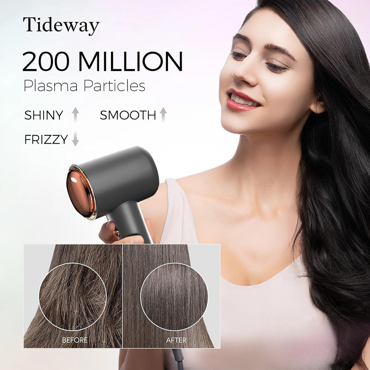 Tideway Secador de pelo profesional de alta velocidad iónico 110,00...