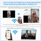 Monitor portátil inalámbrico, extensor de pantalla portátil de 15.6 pulgadas, 1080P, lanzamiento inalámbrico y rotación automática, monitor dual para portátil/Mac/Switch/teléfono/PC