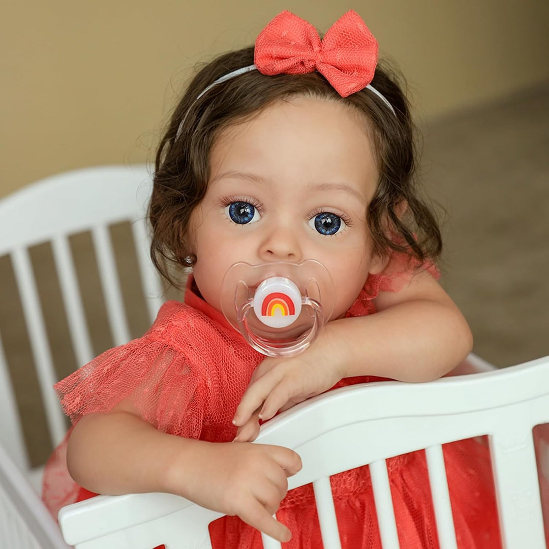 SCOM Muñeca Reborn de bebé realista de 20 pulgadas con cuerpo de te...