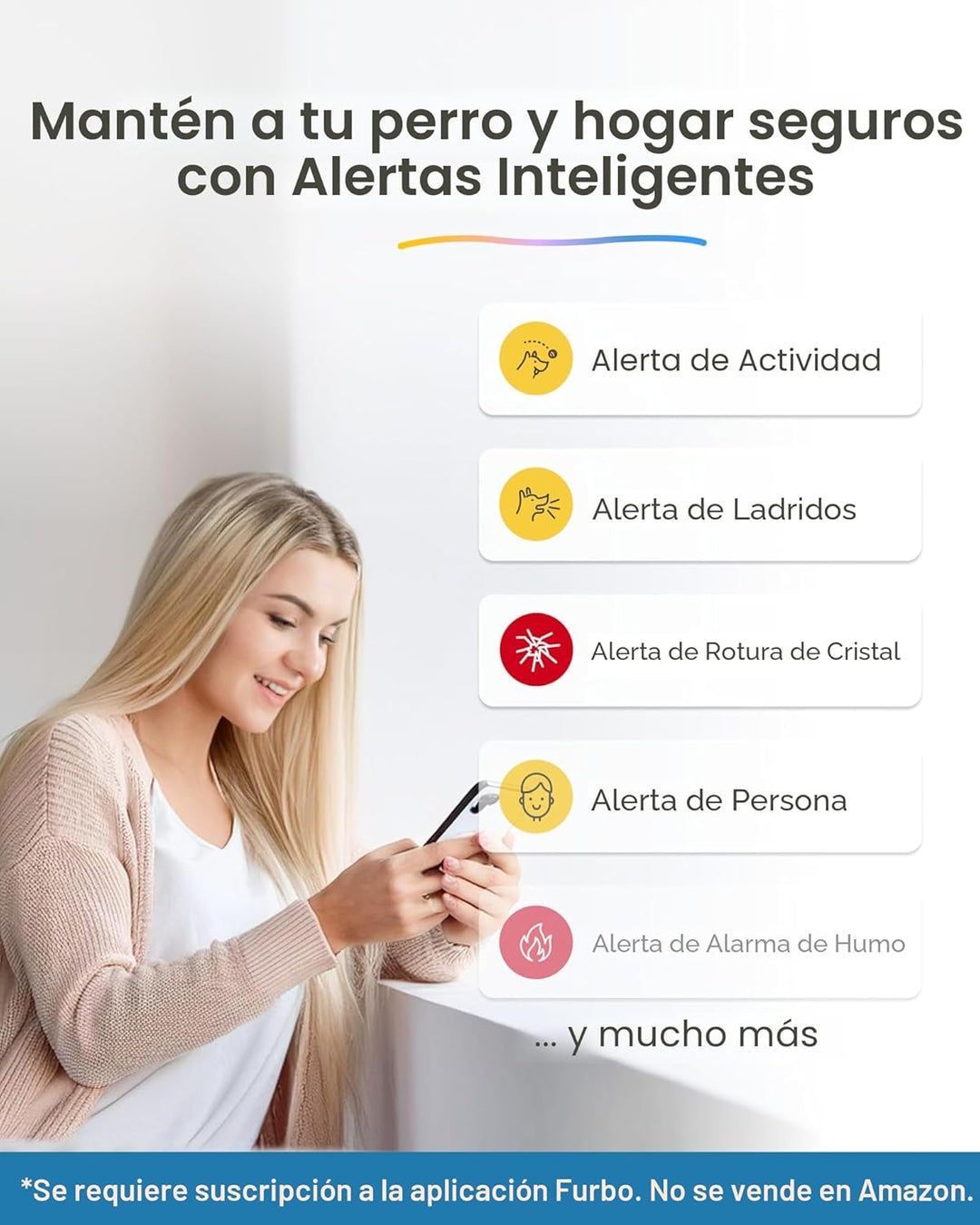 Furbo Cámara para perros de 360° [requiere suscripción] Desbloqueo...