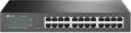 TP-Link - Switch Gigabit de 24 puertos, fácil gestión inteligente, fácil instalación, escritorio/montaje en rack, metal resistente con puertos blindados, compatible con QoS, Vlan, IGMP y agregación de