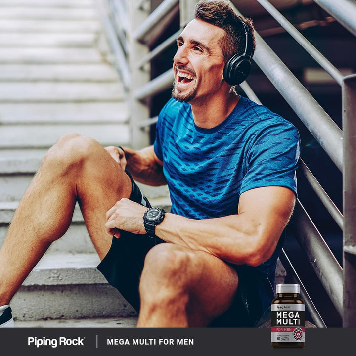 Piping Rock Multivitamínico para hombre | 90 cápsulas | Complejo de...