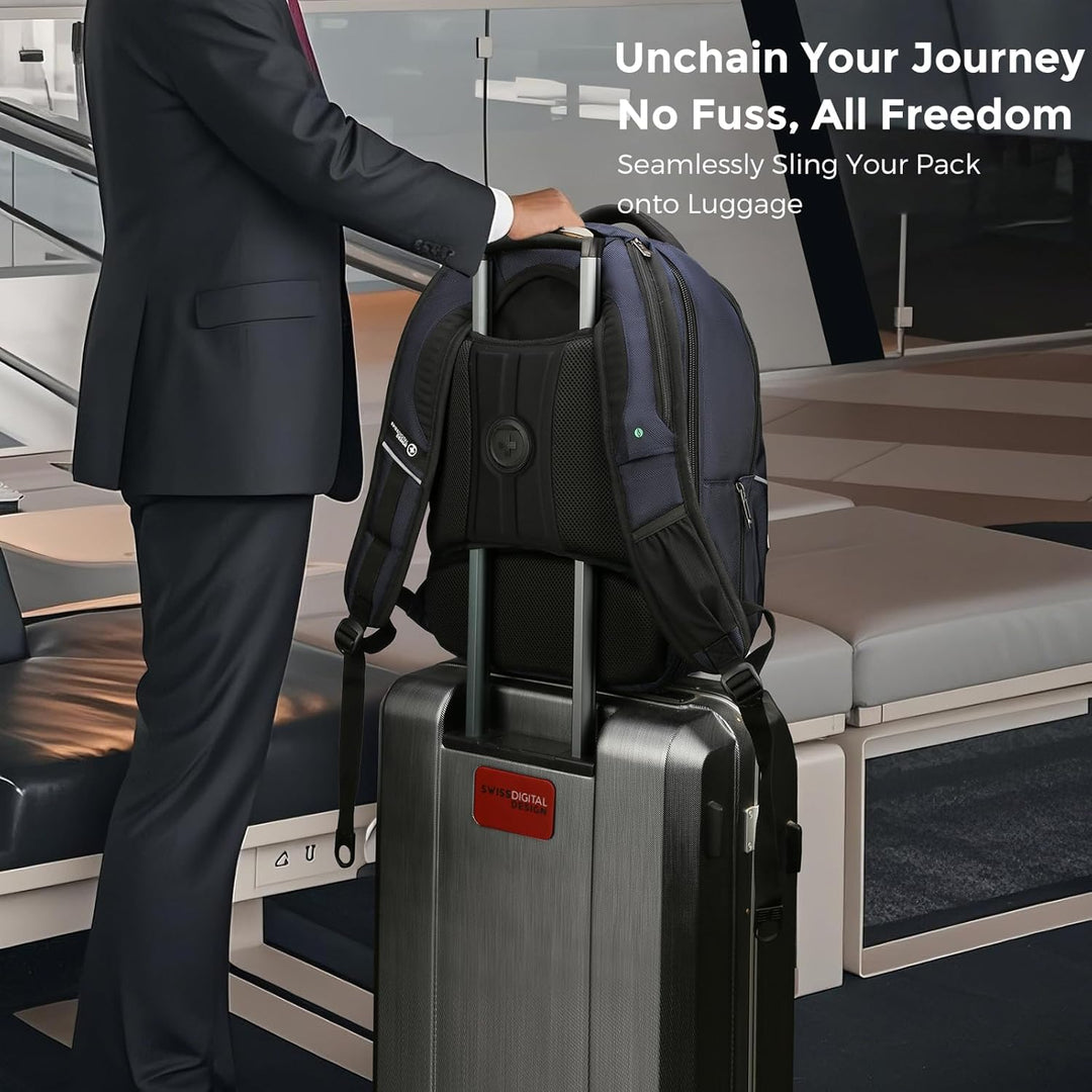 Swissdigital Terabyte TSA amigable con puerto USB de carga gran moc...
