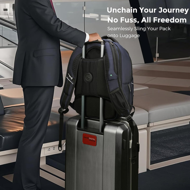 Swissdigital Terabyte TSA amigable con puerto USB de carga gran moc...