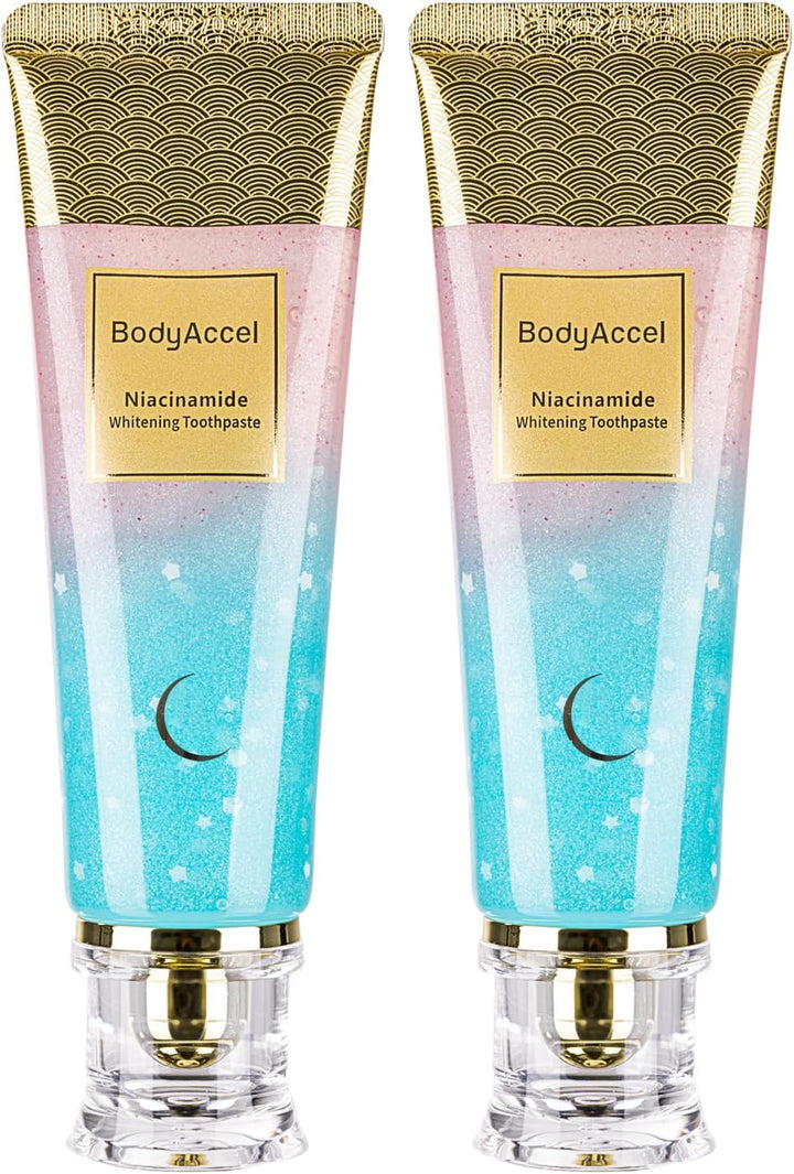 BodyAccel Pasta de dientes blanqueadora con Niacinamida \u2013 Past...