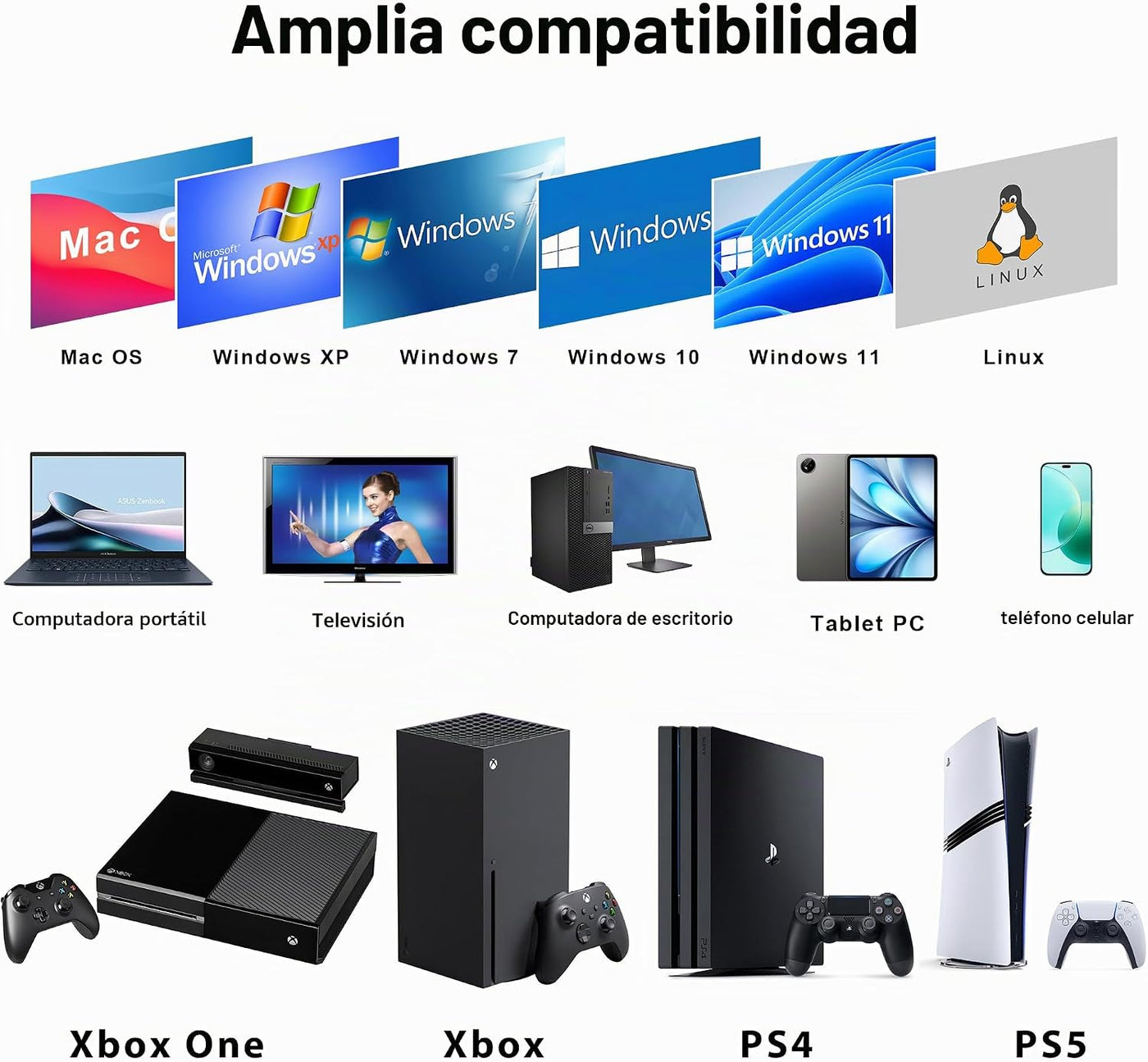 GODBPNYMU Disco duro externo portátil de 500 GB \u2013 HDD USB 3.0...