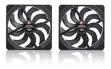 Noctua NF-A14x25 G2 PWM Sx2-PP chromax.Black, Juego de Ventiladores...