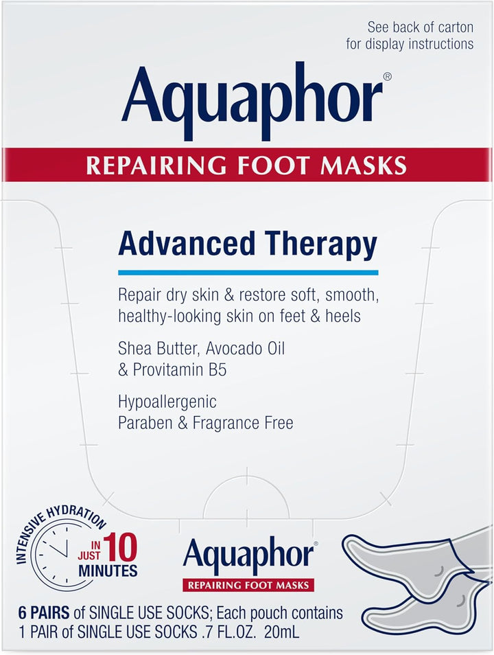 Aquaphor Mascarillas reparadoras para pies, calcetines hidratantes...