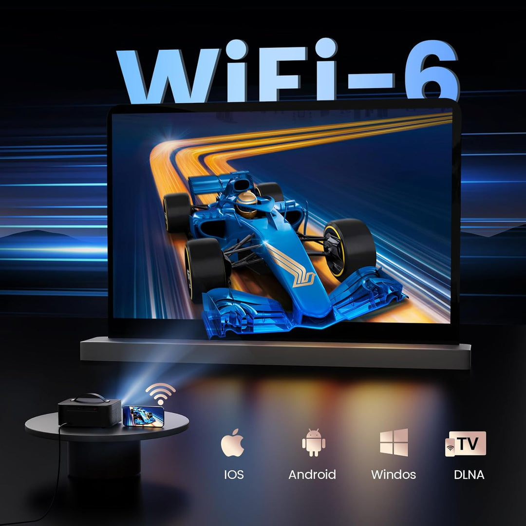 [Aplicaciones con licencia oficial] Proyector para exteriores 4K co...