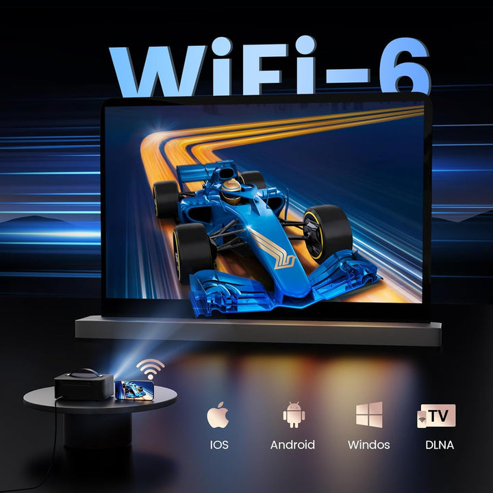 [Aplicaciones con licencia oficial] Proyector para exteriores 4K co...