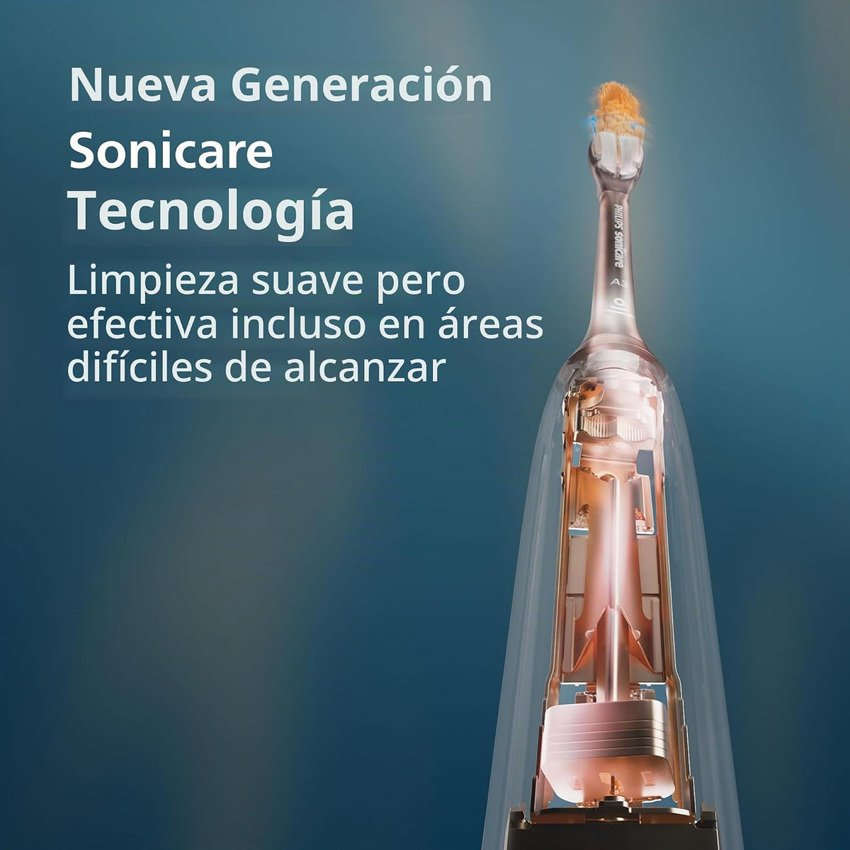 Philips Sonicare Cepillo de dientes eléctrico serie 7300, tecnologí...