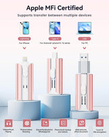 Unidad Flash Certificada MFi de 512GB para iPhone, Unidad Thumb Dri...