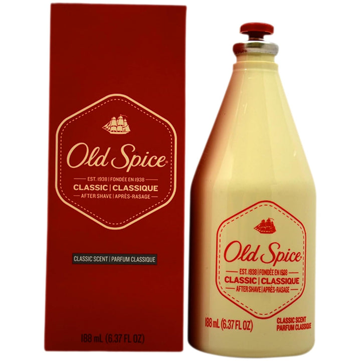 Old Spice Classic After Shave 6.37 oz (paquete de 3)