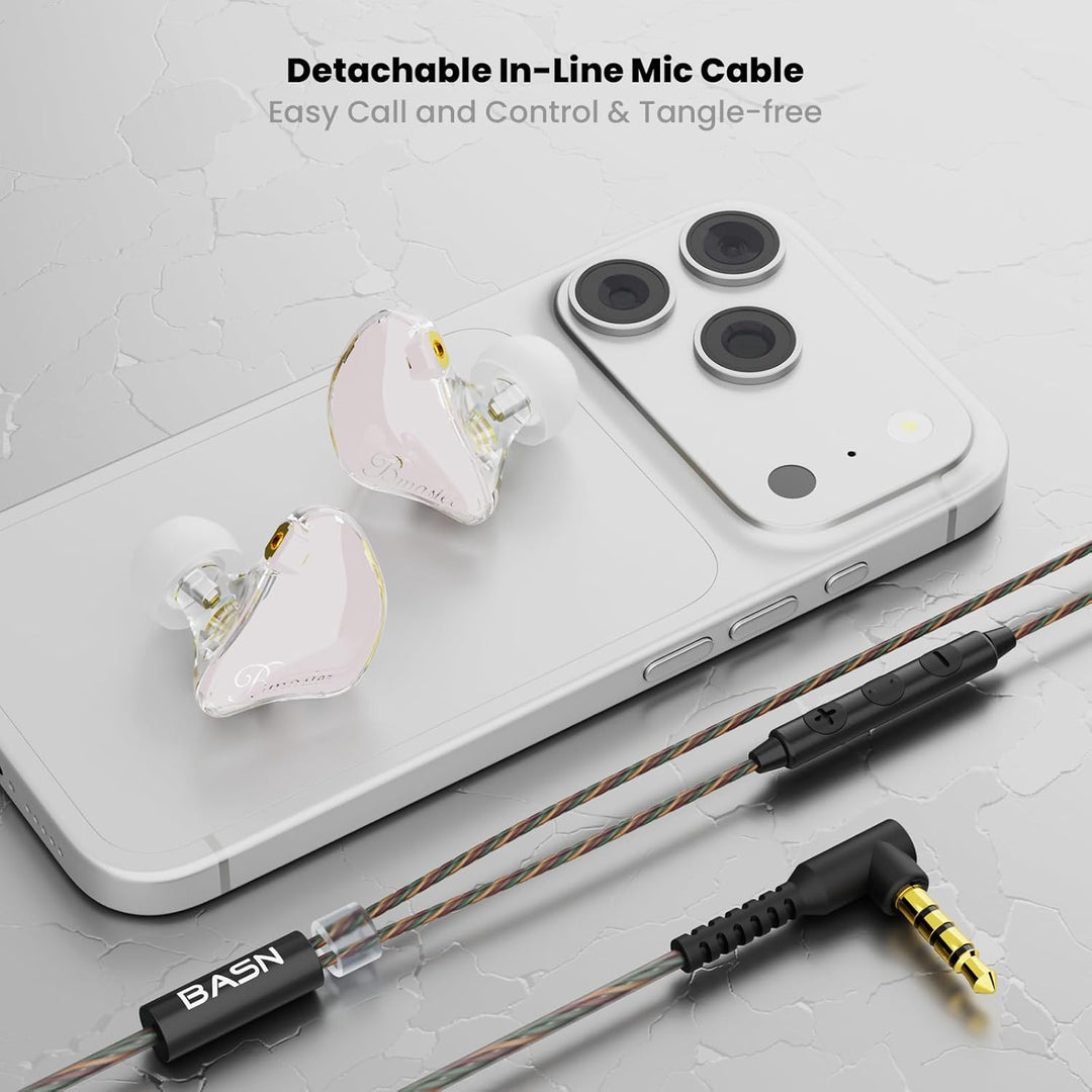 BASN - Auriculares de monitor intrauditivo, auriculares IEM de trip...